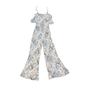Rip Curl Diamond Bay Jumpsuit Floral SZ Medium NWT Smocked Boho Beachy One Piece
